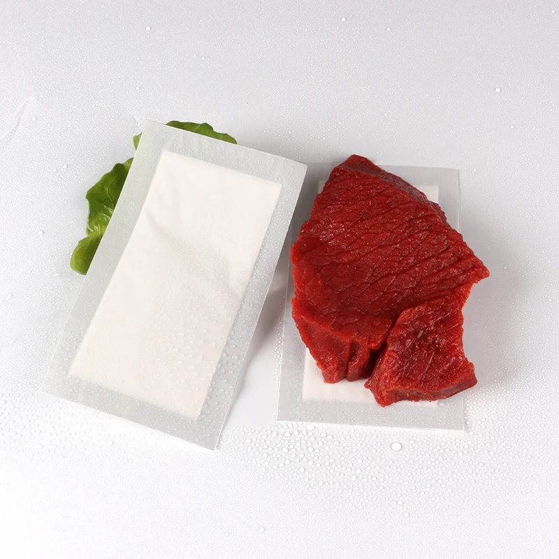 wholesale universal fabric material disposable blood absorbent meat soaker pad for food packing
