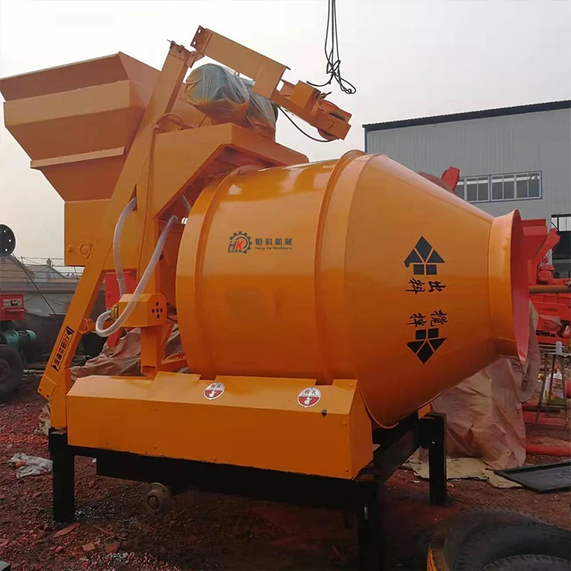 Manufacturer provides customized automatic cement mortar mixer, small climbing bucket drum mixing equipment
