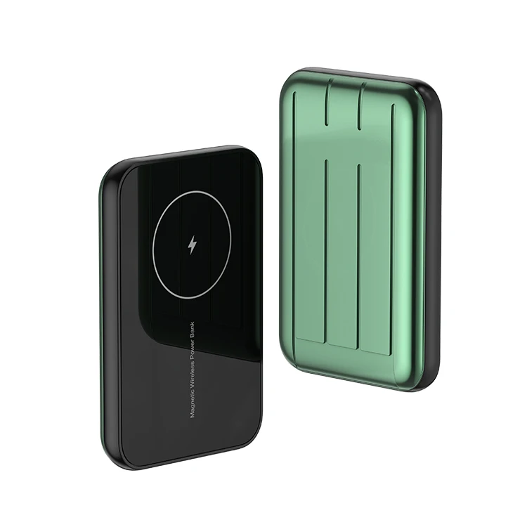 Factory Mini Station Diy Wireless Tws Fast Charging 5000 Mah Wireless Magnetic Power Bank