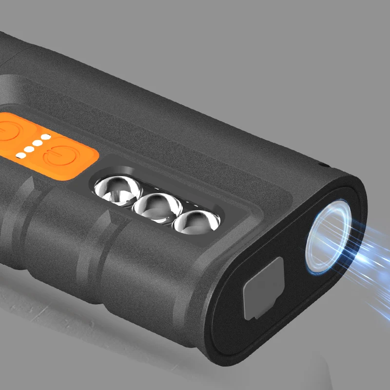 Tactical LED Torch Flashlight Rechargeable Aluminum EDC Pocket Keychain Outdoor Emergency Camping Work Light Flashlights Torches