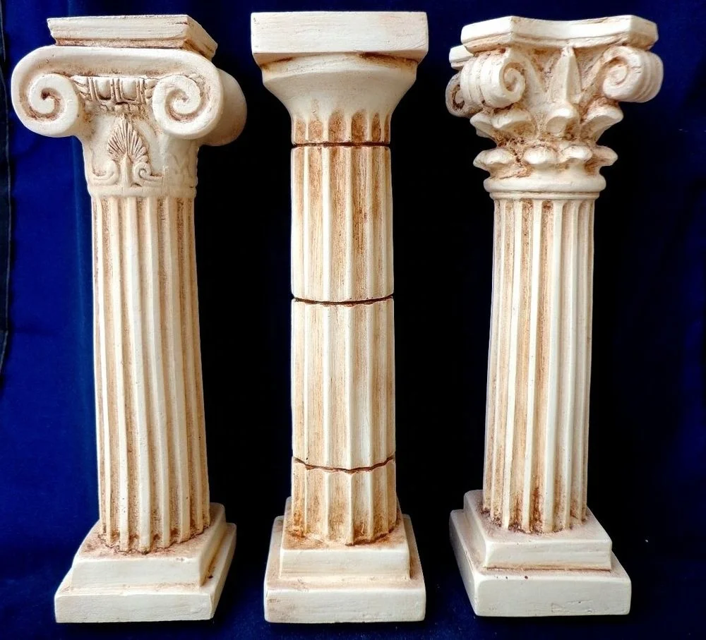 
Natural Granite Stone Column, Balustrade, Customized Marble Roman Pillars 
