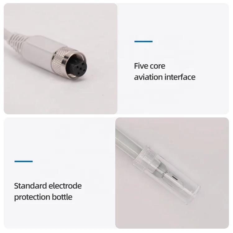 Hot sale DSDJS-1VTC Laboratory Platinum Black Conductivity Electrode for measuring large electrical conductivity