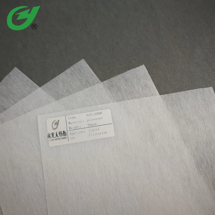 Water Filter Media Nonwoven Fabric In Rolls