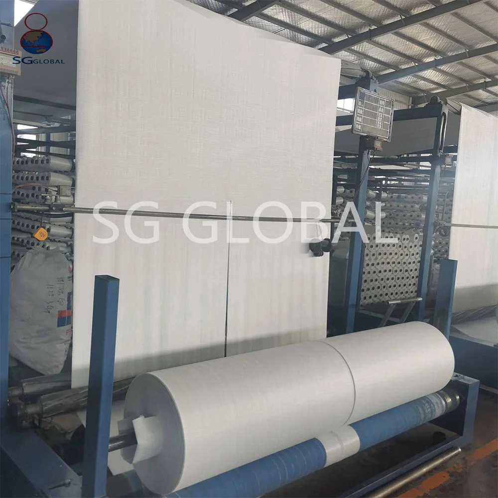 Wholesale Heavy Duty 100cm 360cm Circular Flat Big Bags White Black PP Cloth Woven Polypropylene Fabric Nonwoven Industries