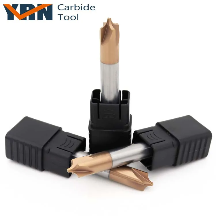 Herramientas Carbide Milling Cutter Para Corner Rounding Bit End Mill Solid High Speed Processing 45/55/60/65 Degree 5 Pieces