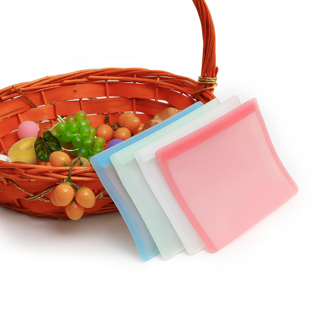 best sellers 2023 1000 ml storage big size snack silicone bag