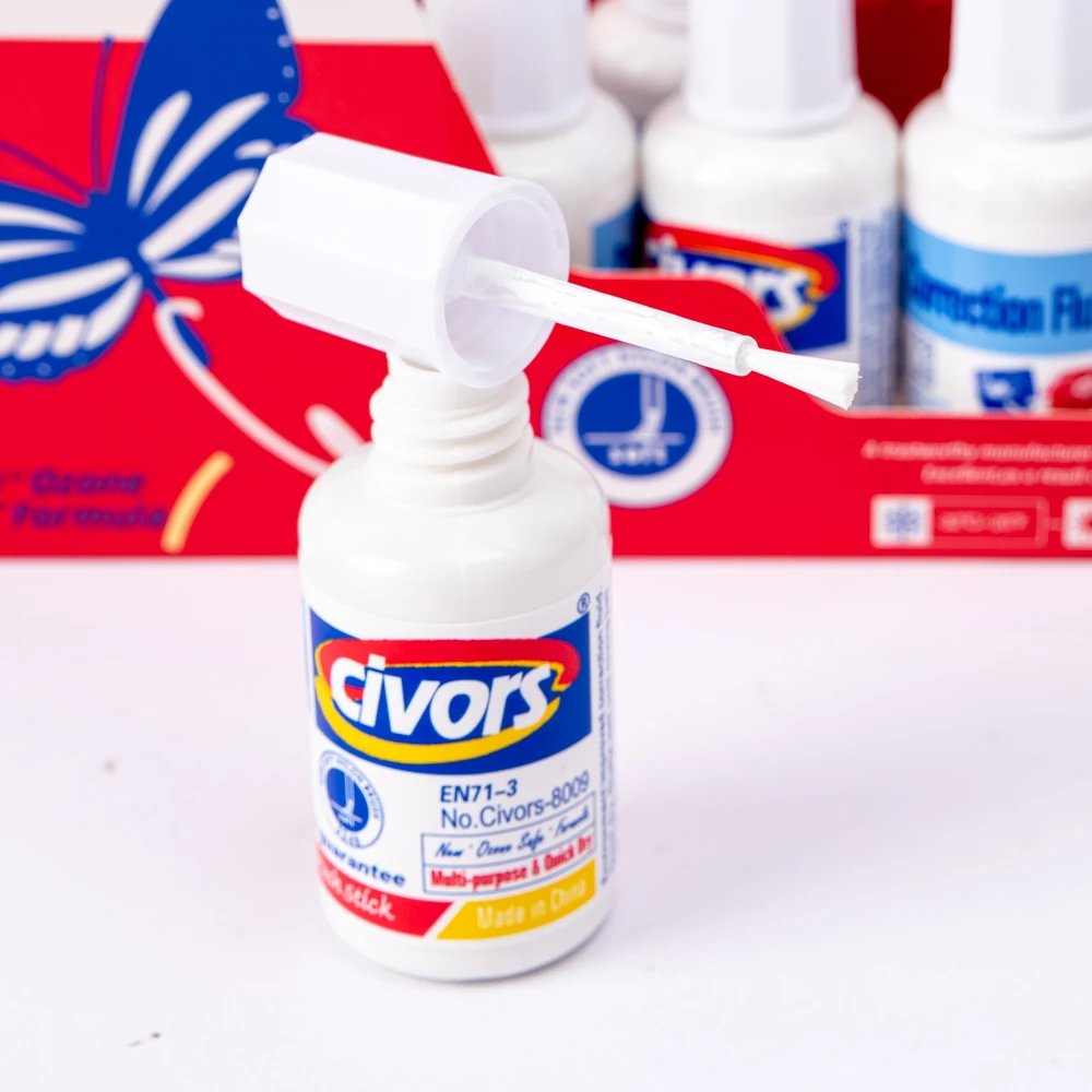 Metal Head Error Correction Pen Student Error Correction Pen Cute Square Bottle Quick Drying White Error Correction Pen