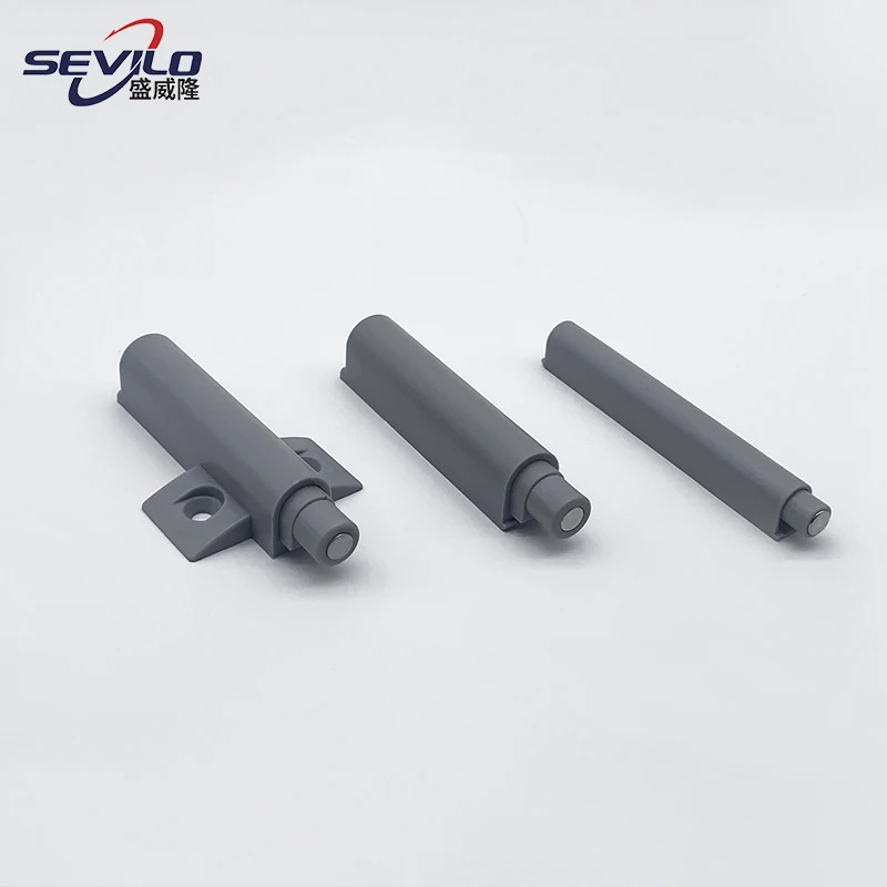 hidden rebound device push to open door system