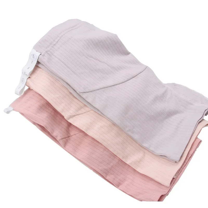 Factory Direct High Waist Pregnancy Adjustable Belly Summer Cotton Safety Sleep Maternity Shorts