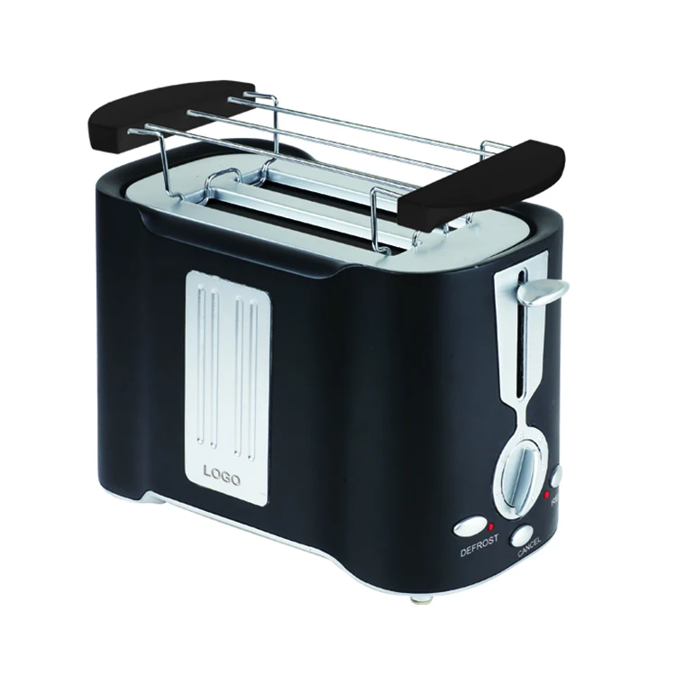 
Multi travel automatic multi-function electric slim 2-slice bread toaster black with grill 