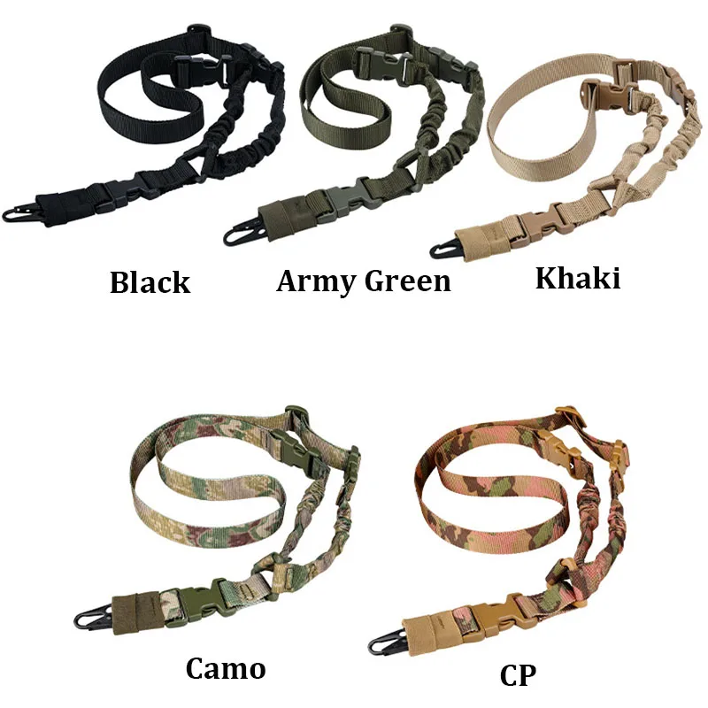 Outdoor Hunting Accessories American Single Point Gun Sling with Shoulder Pad, 1 Inch Nylon Webbing Gun Strap