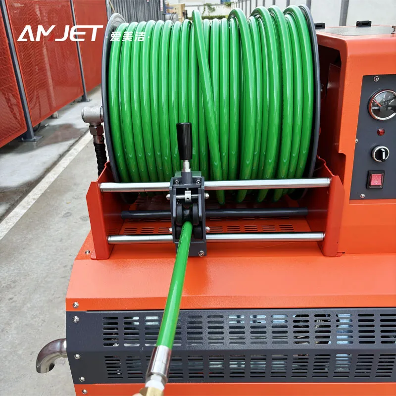 Амджет RAQ2640 3770psi 10gpm 328ft канализационный распылительный шланг 150gal резервуар для воды из нержавеющей стали бензиновый двигатель канализационная машина очистки