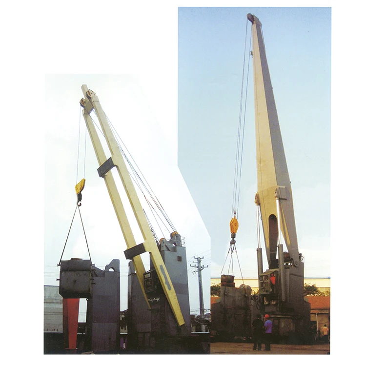 Hydraulic Boom Marine Pedestal Deck Ship Crane for Sale