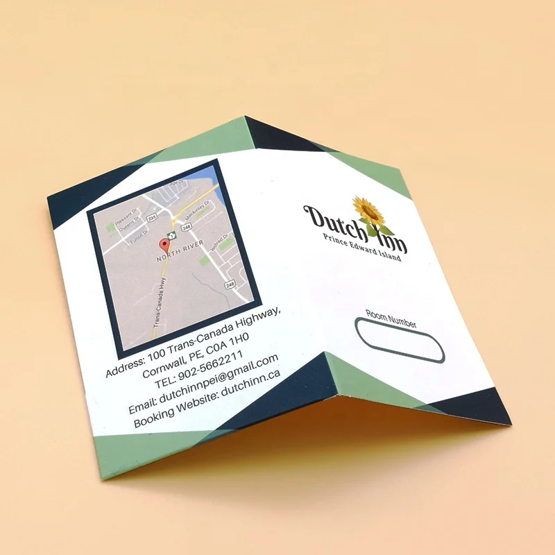 Zuoluo custom 300gsm art papers hotel key card holder