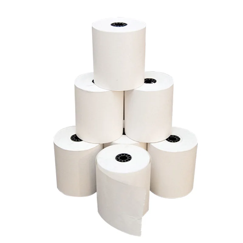 thermal paper jumbo roll 60gsm fully automatic terminal paper rolls 80mm