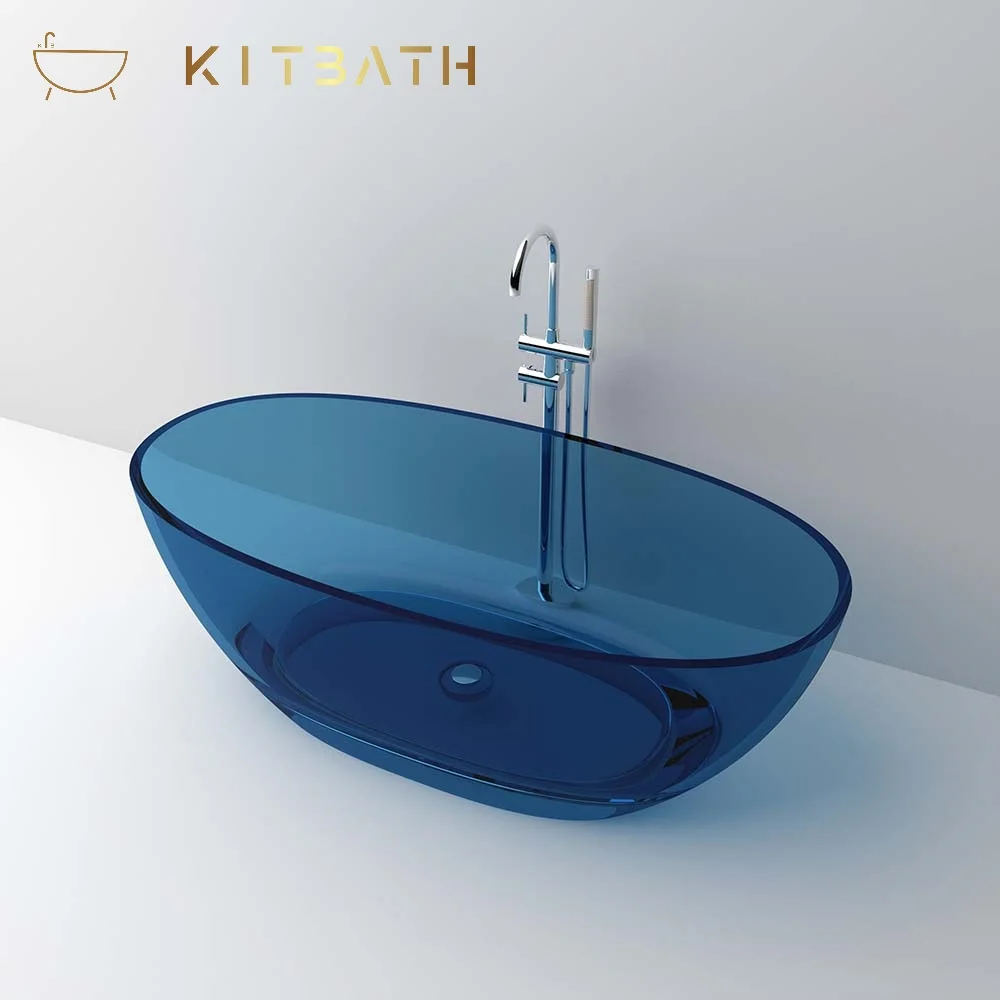 Высококачественная Новая прозрачная каменная полимерная мини-Ванна Kitbath в европейском стиле на заказ красивая вакуумная ванна для спа