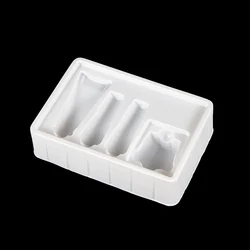 White PS Matt surface Blister insert tray for body care product
