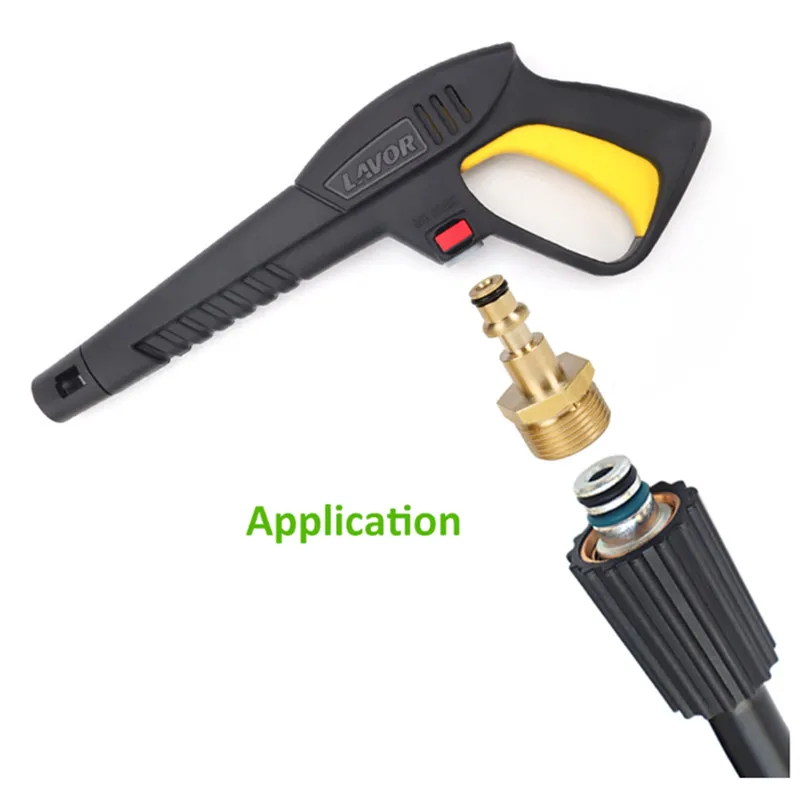 High pressure washer Car Washer Hose Connector Converter M22 14mm Thread for AR Patriot Daewoo Lavor Black Decker Bosch Bort