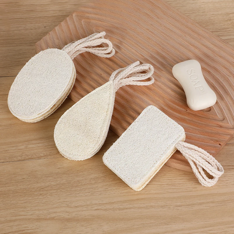 100% Biodegradable Loofah Kitchen Dish Sponge Pad Natural Dishwashing Loofah Kitchen Dish Clean Washing Wash Cleaning Sponge