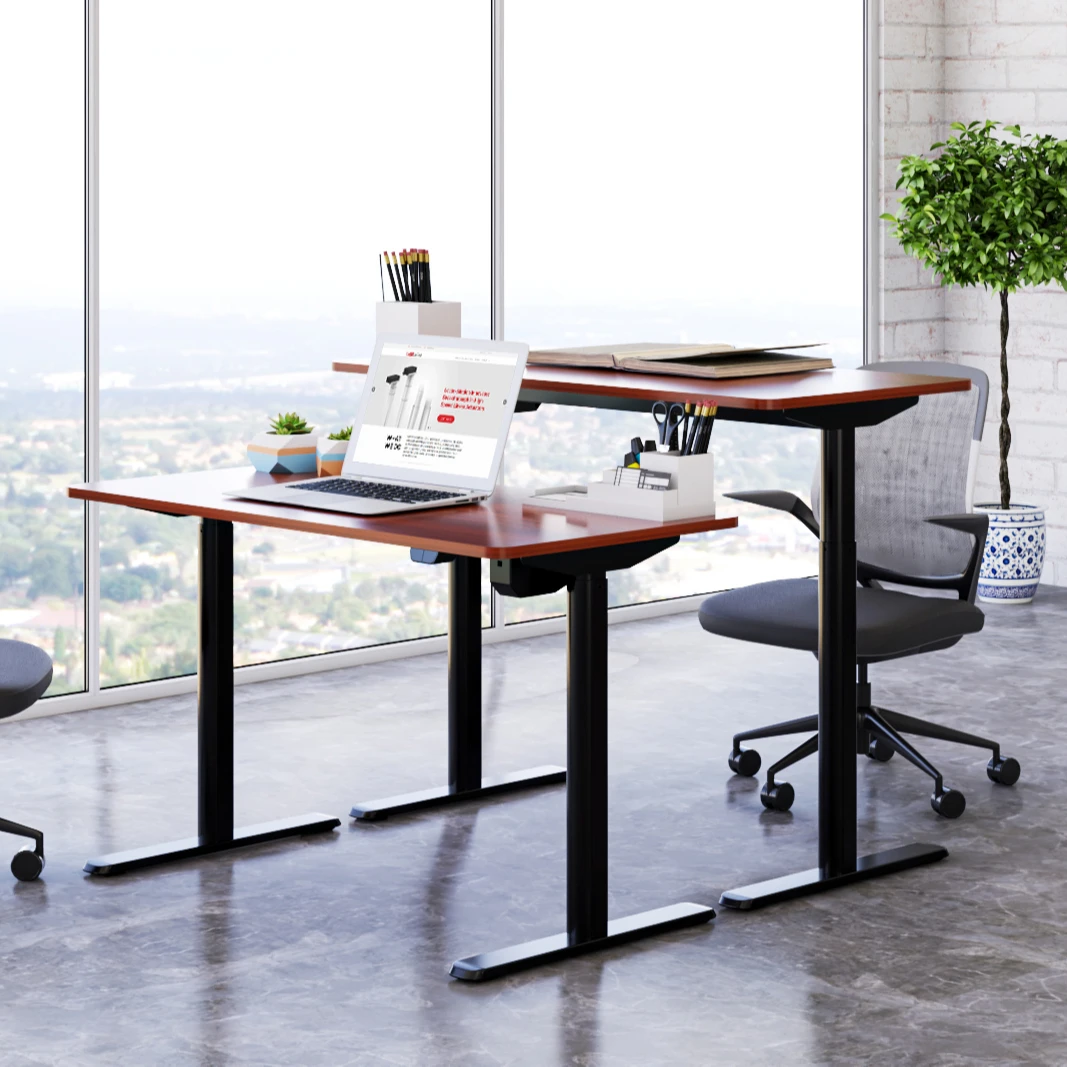 Экономичный регулируемый по высоте стоящий стол Loctek ET157-12060 офисная мебель деревянная современная домашняя