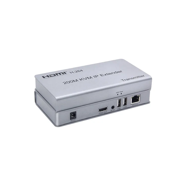 Factory Direct Supply 200M Over IP RJ45 POE Cat5e Cat6 Wireless KVM HDMI Extender With Usb Mouse Keyboard Available