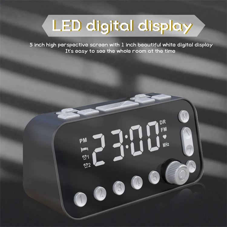 small clocks DAB+/FM Digital Radio Multi-functional Portable Digital Smart Alarm Clock