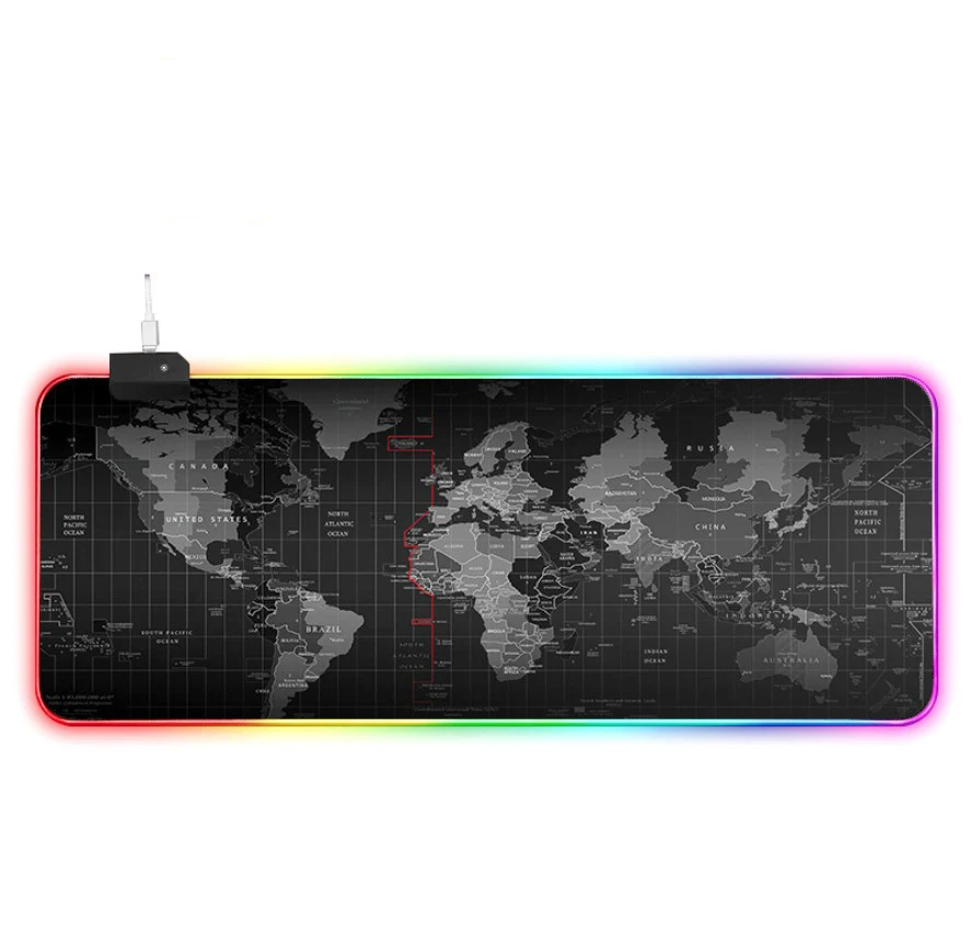 Extended Gaming Mouse Pad Extra Large Soft LED Extended Mouse pad Non-Slip Rubber Base Computer Keyboard Pad Mat Mouse Game Mat