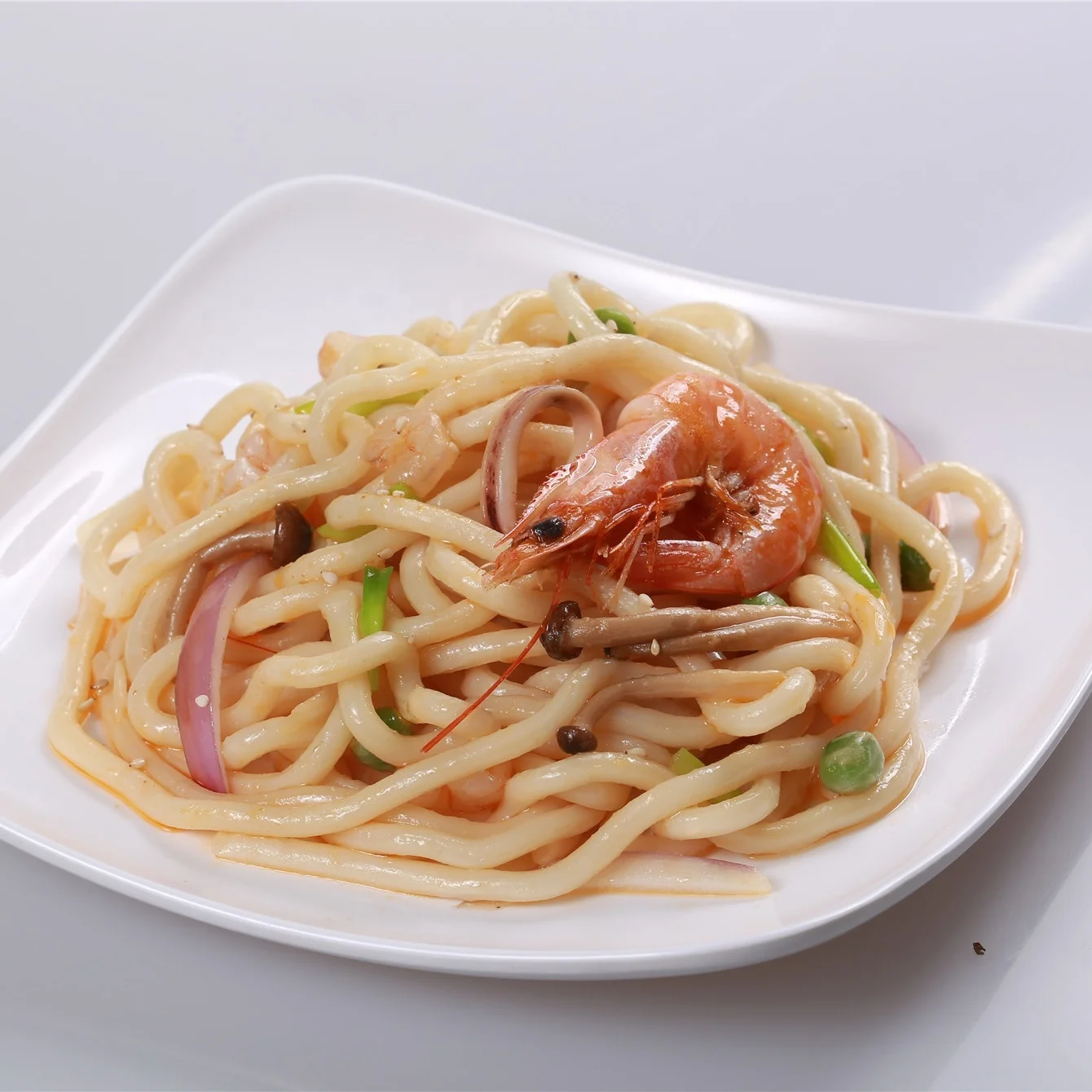 Wholesale Halal Instant Fresh Noodles Japanese Udon Noodle 200g