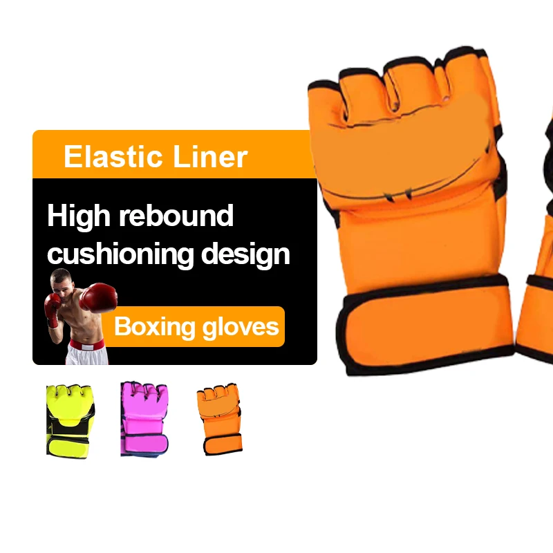 HSD factory wholesale Half Training Boxing Mitts Gloves Men Women Training Gloves Sparring Gloves Punching Bag Kickboxing