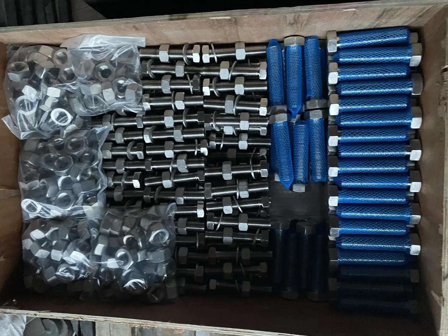 Supplier heavy industry yellow colorful galvanization half thread a193 b7 hexagonal bolt