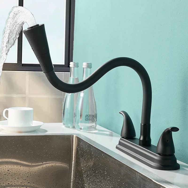 Faucets For Bathroom Double Handed Faucets South America Style 8 Inch Sink Mixer