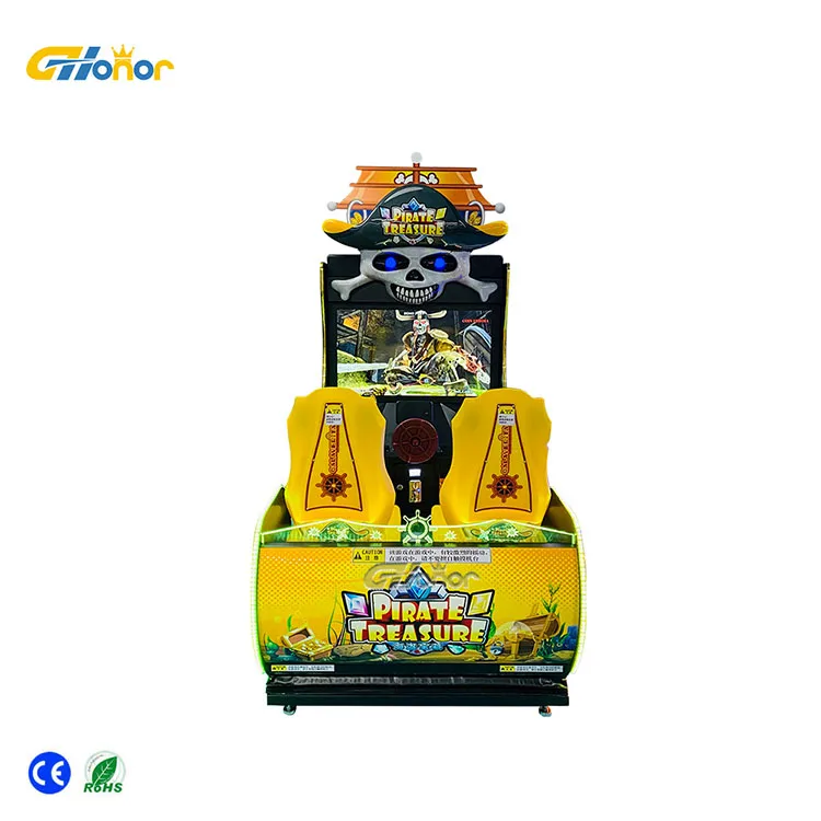Large amusement park interactive shooting games two person pirate ship game console shooting game factory direct sales
