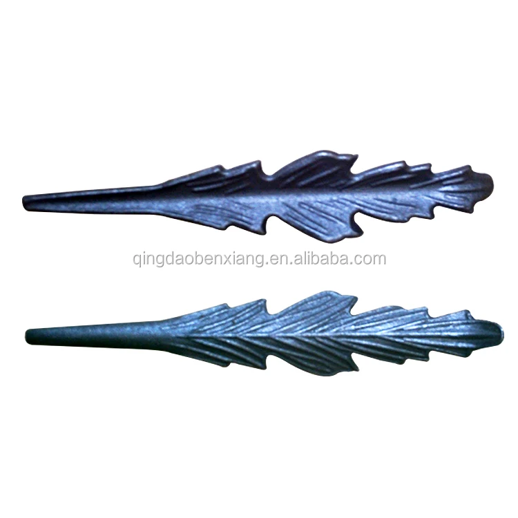 cast steel leaves forged steel elements metal accessories stamping steel flowers