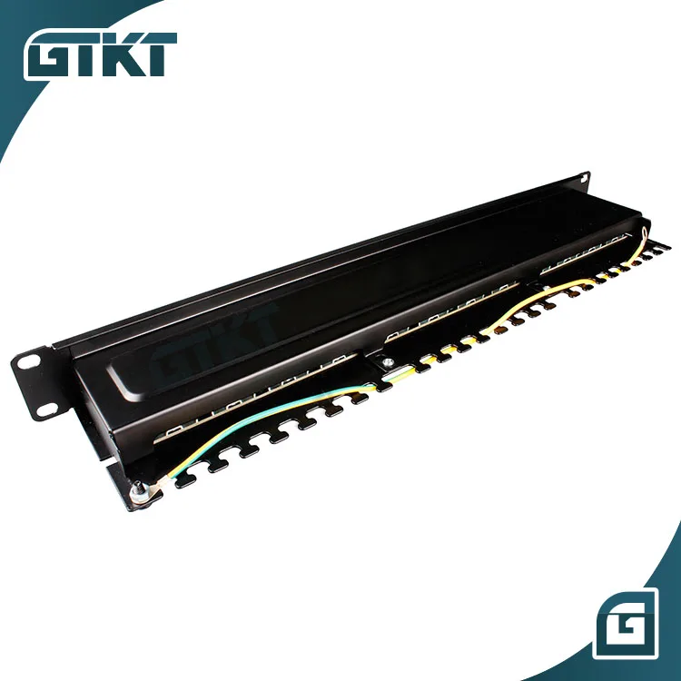 Патч-панель 1U FTP Cat6a патч-панель на 24 порта RJ45 19