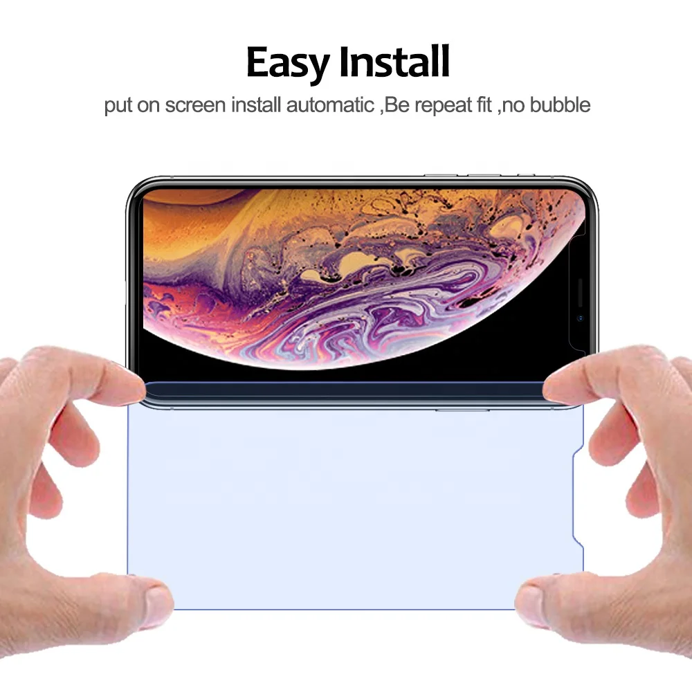 For iphone 12 pro Max 11Pro Max/XS XR Xs Max 8/7/6  Anti blue light Anti UV Eyes Care cell phoneTempered glass screen protector
