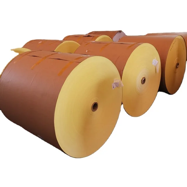 80gsm Yellow Double Side Glassine  kraft waterproof Release Paper bag heat seal wholesale