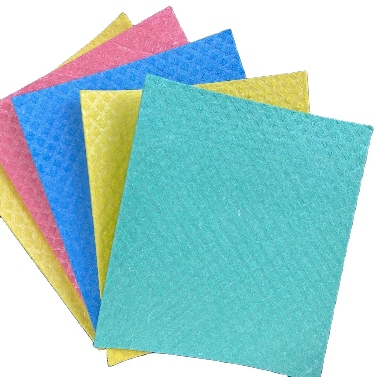 Custom Made Color Any Or Custom Material Cellulose Microfiber Cleaning Sponges Rags Bulk