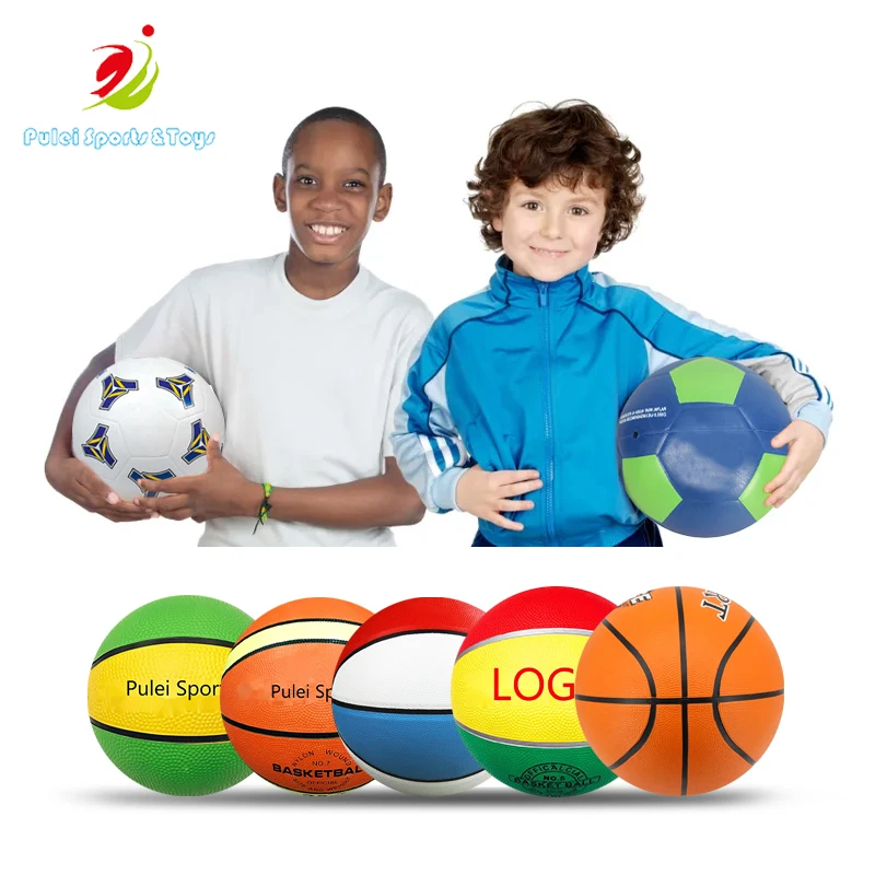 Pulei Promotion Factory Price Rubber american Football Customized size 3 4 5 rubber soccer ball