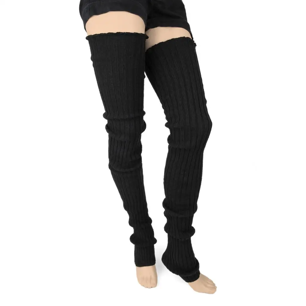 Factory Custom Extra Long Plus Size Thigh High Socks Over The Knee High Boot Stockings women socks
