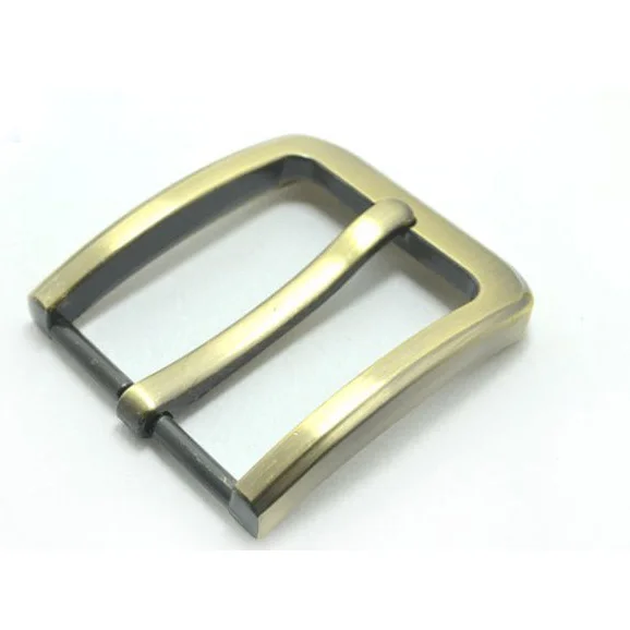 Wholesale custom pin buckle 40mm alloy belt buckle Factory Vintage copper hardware buckle