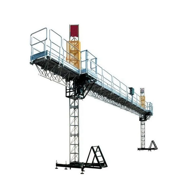 Superior quality high rise telescoping adjustable work platform mast portable