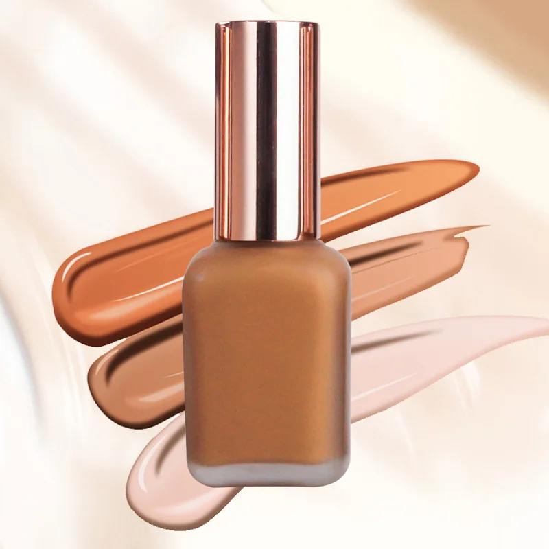 10 Colors Private Label Oil Control Waterproof Foundation SPF30 Vegan Concealer Brightening Long Lasting Foundation