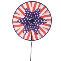BAILING Custom Us National Day Kids Classic Windmill Toys 40x100cm Flag Element Windmill