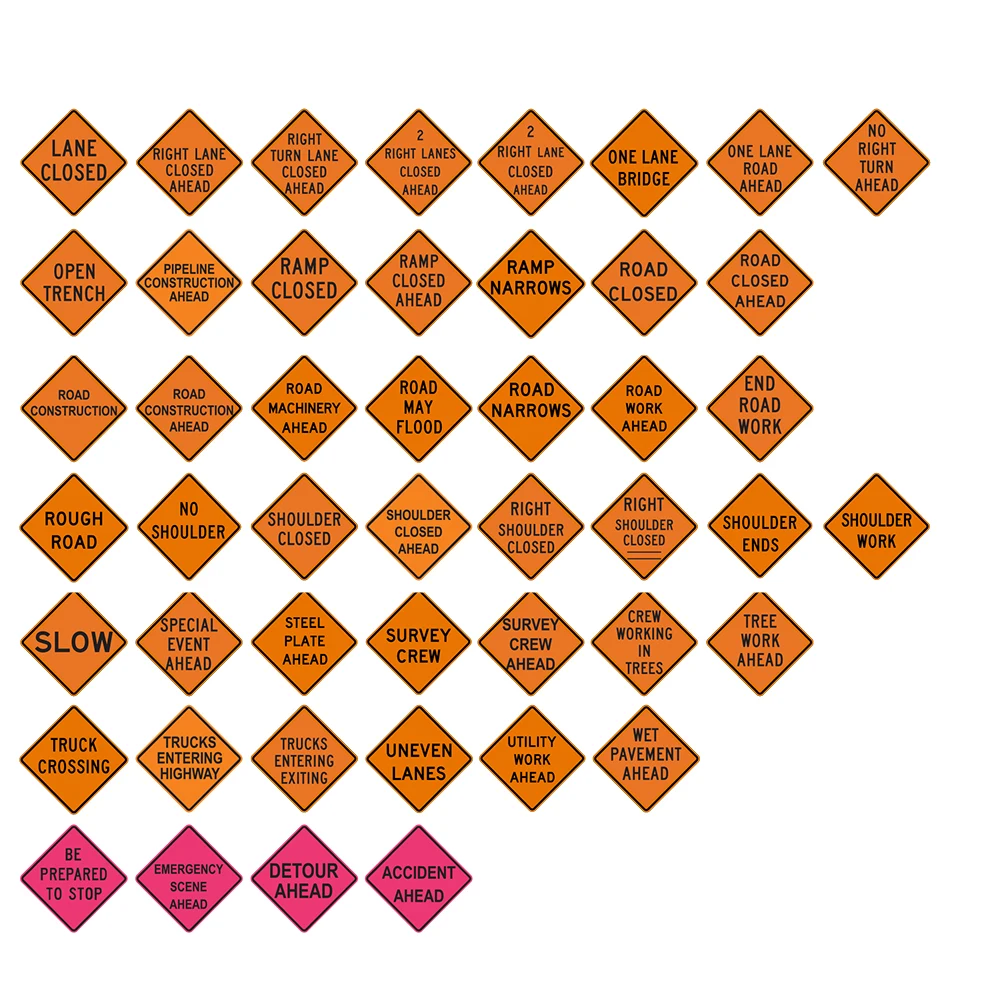 G Traffic Road Sign Roll Up Sign Stands Safety Sign