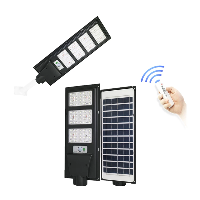 Outdoor Energy Saving Ip66 Waterproof Motion Sensor 30w 60w 90w 120w All In One Led Solar Street Light