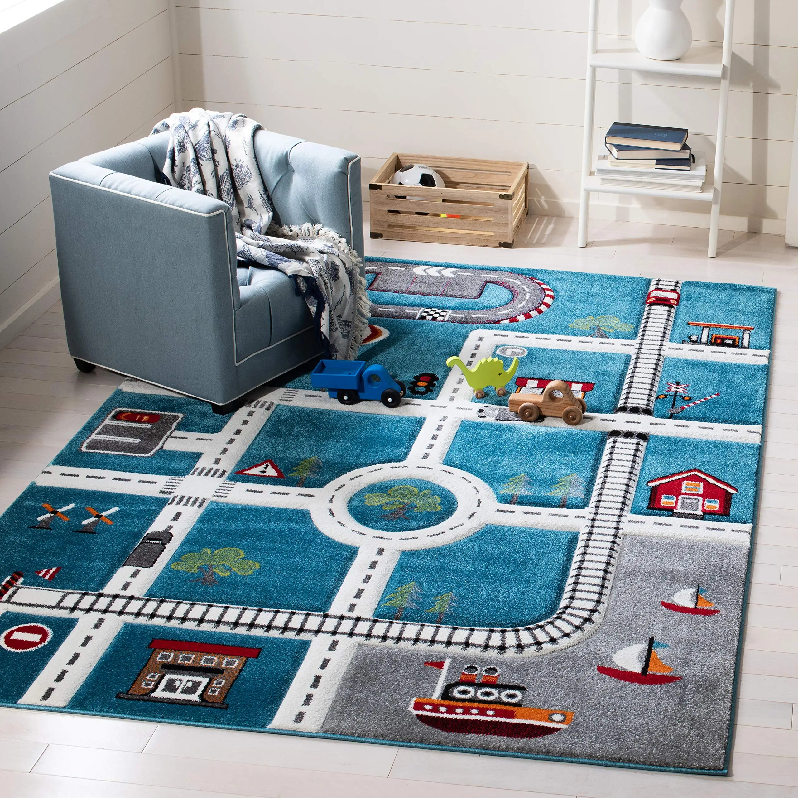 Kids Carpet Playmat Rug City Life Carpets And Rugs Living Room Street Road Kids Carpet Playmat Rug