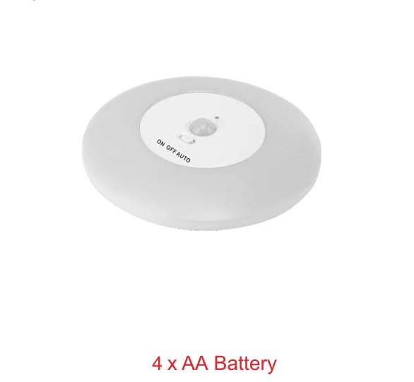 LED Night Light by 3M Stick Auto PIR Sensing 4*AA 1W
