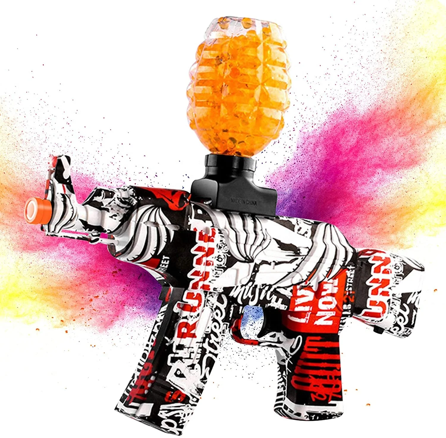 Amazon hot sale Splatter Ball Blaster Automatic Kid Gel Ball Blaster Gun Toy with 20000+ Water Beads and Goggles