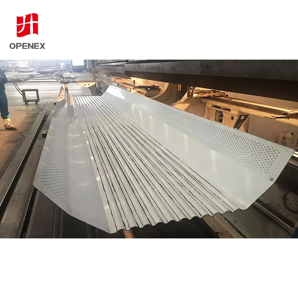 Оборудование для печати и окрашивания производство стали услуги OEM длинная гофрированная волнистая прецизионная гибочная деталь из листового металла на заказ