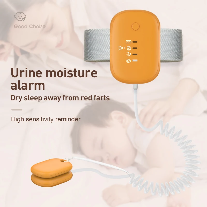 Baby Urine Bed Wetting Alarm Smart Baby Diaper Sensor Bedwetting Enuresis Adult Baby Urine Bed Wetting Alarm for Infant Toddler